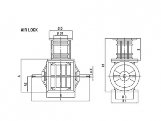 Pneumatic Cyclone  & Air Lock